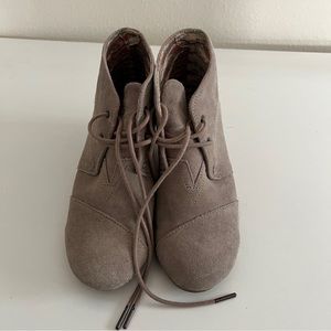 TOMS Desert Wedge Bootie